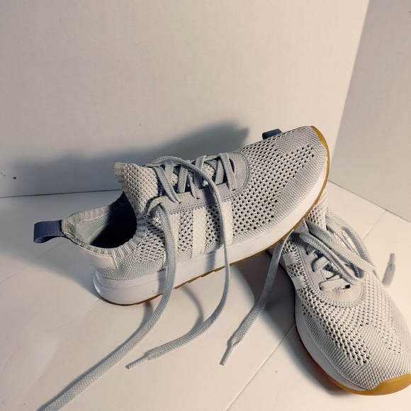 Adidas FlashBack Prime Knit Grey Textile Lace up Shoes Size 9.5 - Picture 2 of 12